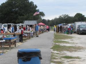 One of the smaller Flea Markets at Webster, FL