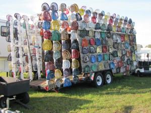 Tractor seats, all antique, all different!