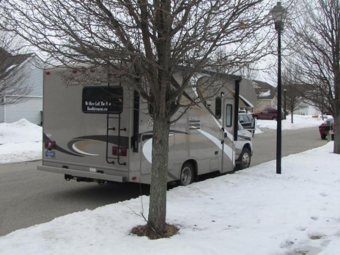 Winterized, at least for a couple of weeks!