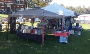 One of the hundreds of vendor displays at Bridgeton