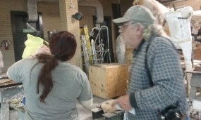 Maj was fascinated with the process