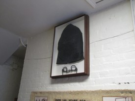 Hood and shackles for the 1894 hanging